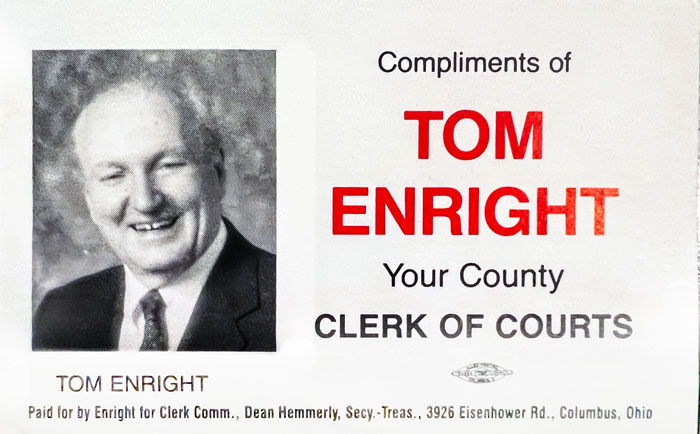 Tom Enright 1988 OSU football schedule