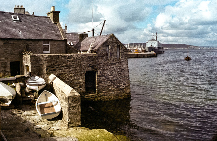 Lerwick, the largest town on Mainland