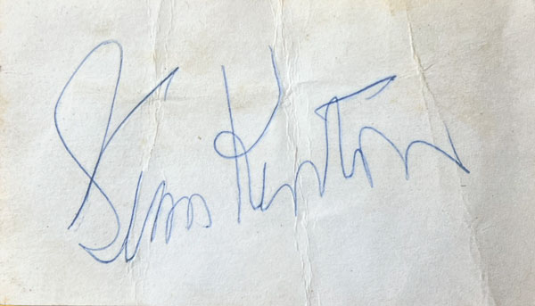 Stan Kenton autograph