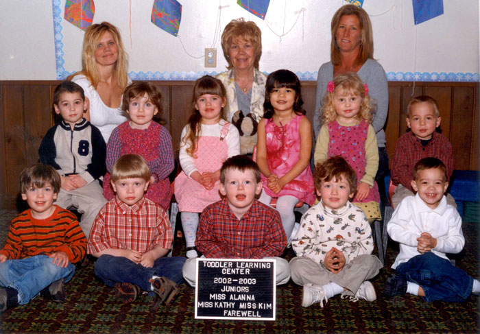 Miss Kathy's preschool class of 2003