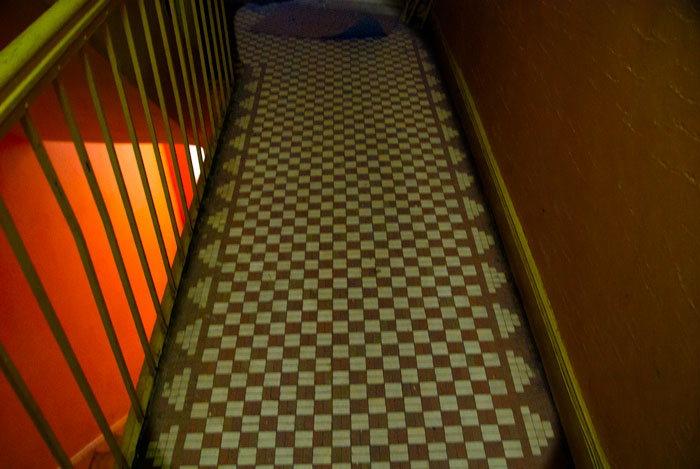 Floor tiles of the East Village