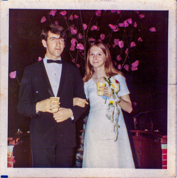 With Kathy at the Junior Prom