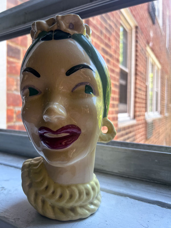 Carmen Miranda head vase