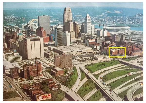 How the loft fit into downtown Cincinnati