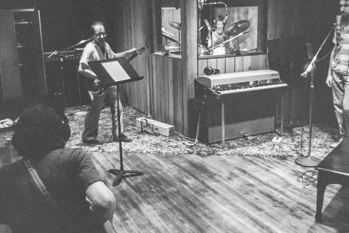 Ed Davis in the studio