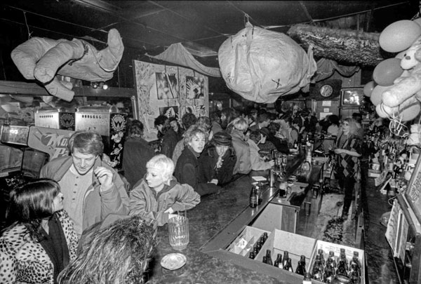 Behind the bar at Downtown Beirut
