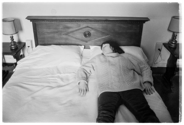 Carolyn in bed