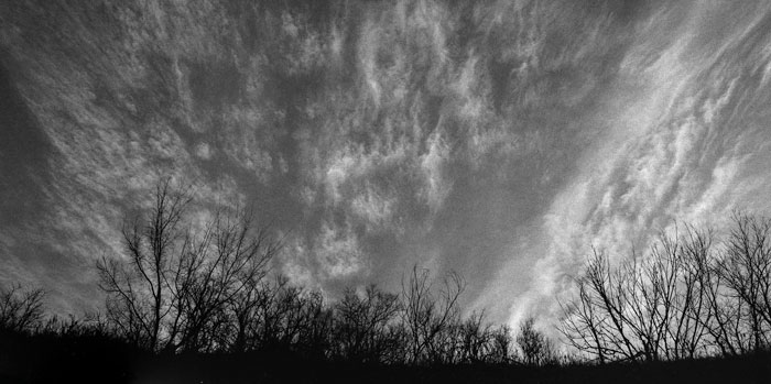 Kansas sky near sundown