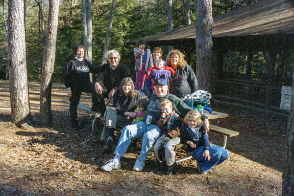 Family outing to Old Man's Cave