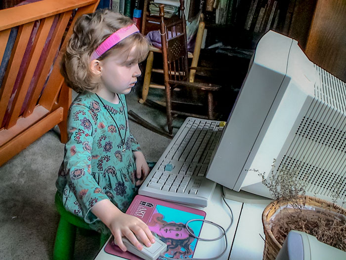 Computer girl