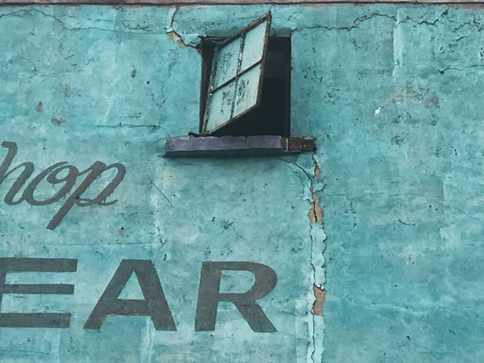 Blue wall