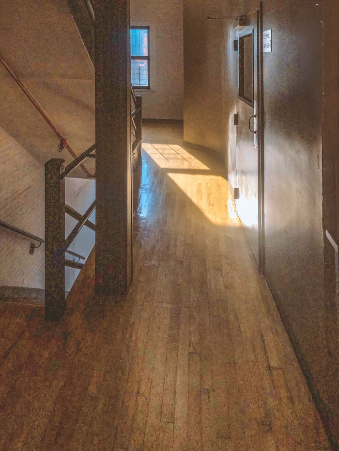 Stairs at the Bronx loft