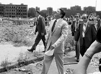 Reagan in the South Bronx