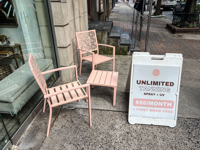 tanning chairs