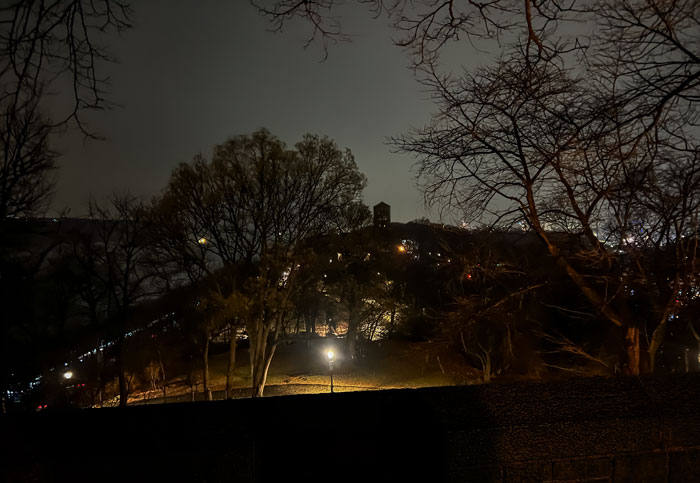 Night at Fort Tryon